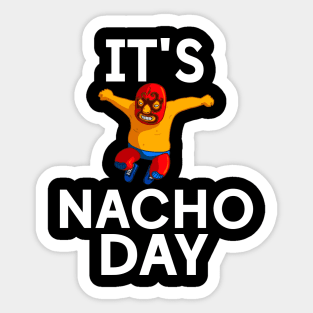 Lucha Libre funny Nacho Sticker